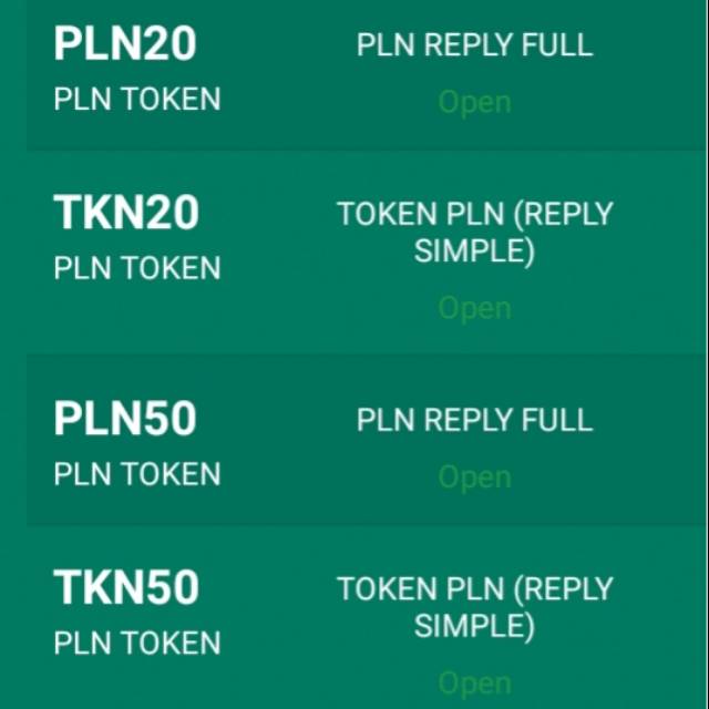 Sedia token pulsa all operator