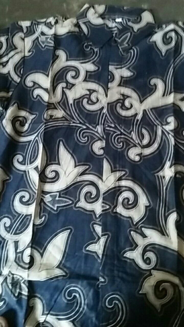 Baju Batik Pria Slimfit Big Size M L Xl Xxl Atasan Kemeja Batik Lengan Pendek Original