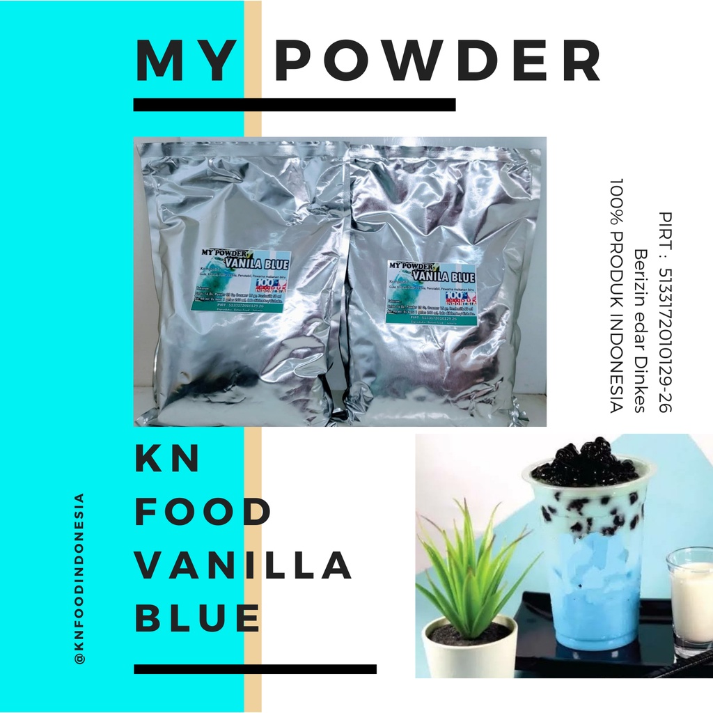 

Vanilla Blue Regular Powder Bubuk Minuman