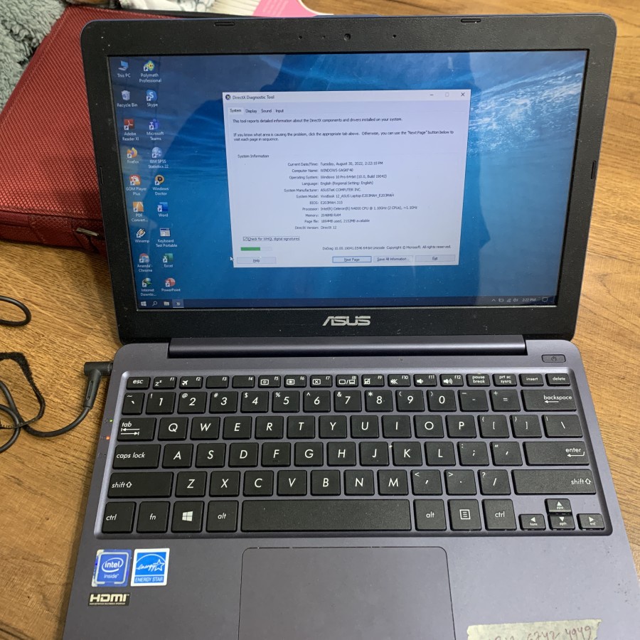 Jual Asus Vivobook E203MAH 11Inch Celeron N4000 2GB DDR4 500GB HDD ...