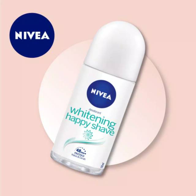 NIVEA Deodorant Whitening Happy Shave Roll On