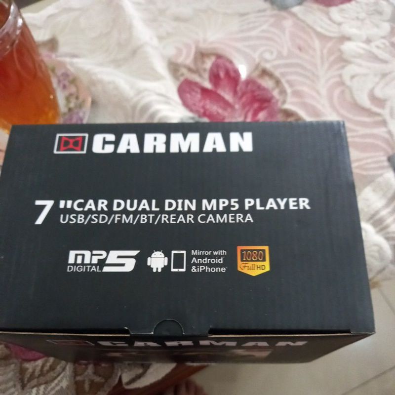 Carman 7"Car dual din mp5 player