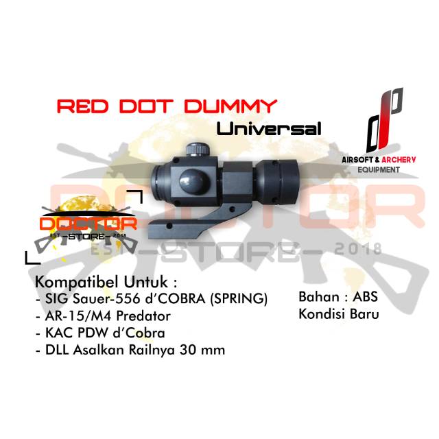 Mainan Aksesoris Dummy Red Dot