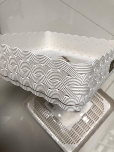 Claris Travessa Medium 0561 - Keranjang Dekorasi Anyaman Rotan