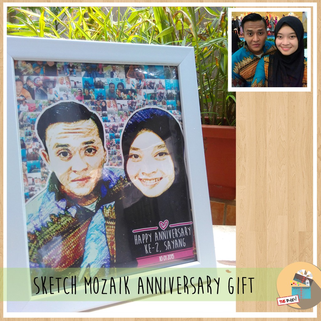 KADO SOUVENIR HADIAH UNIK KADO WEDDING PERNIKAHAN MOZAIK FOTO