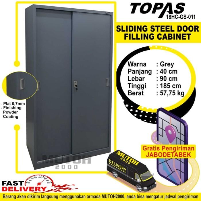 

Cabinet / Lemari Arsip Lemari Besi Filling Cabinet 2 Pintu Sliding Topas Gs-011