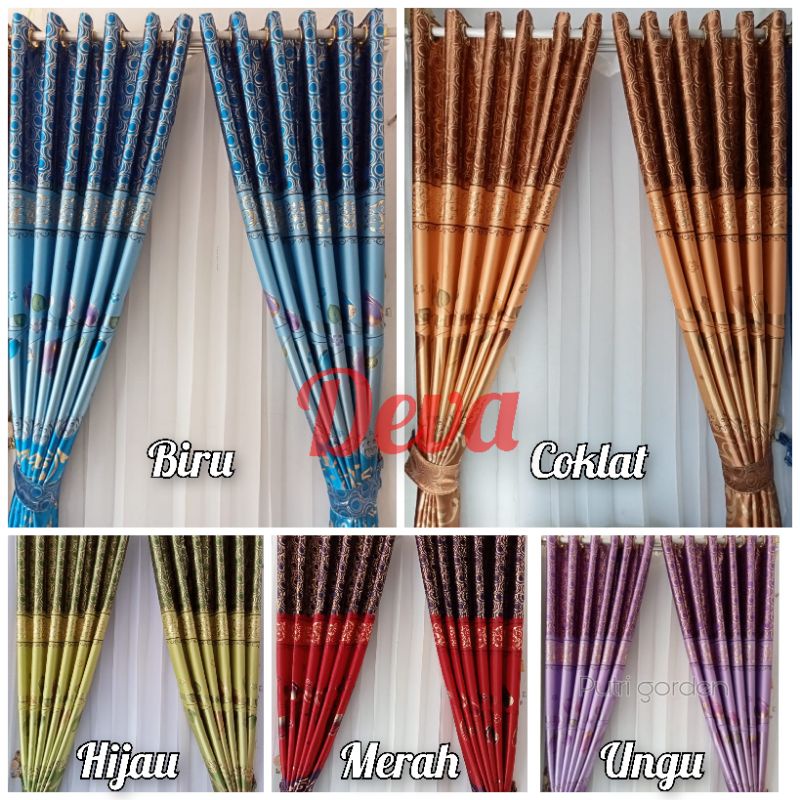 GORDEN PRINT EMAS TULIP MINIMALIS BLACKOUT IMPORT