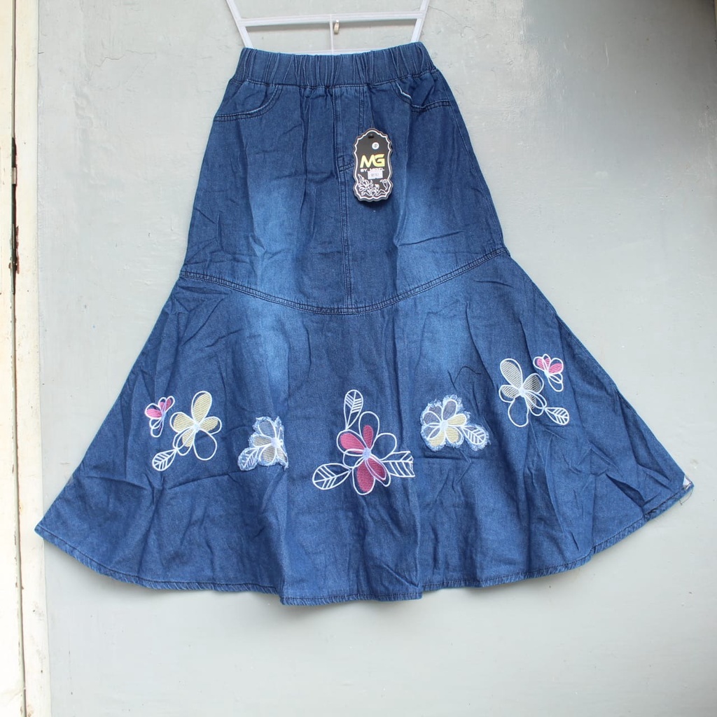 rok jeans levis denim anak perempuan umur 10-13thn