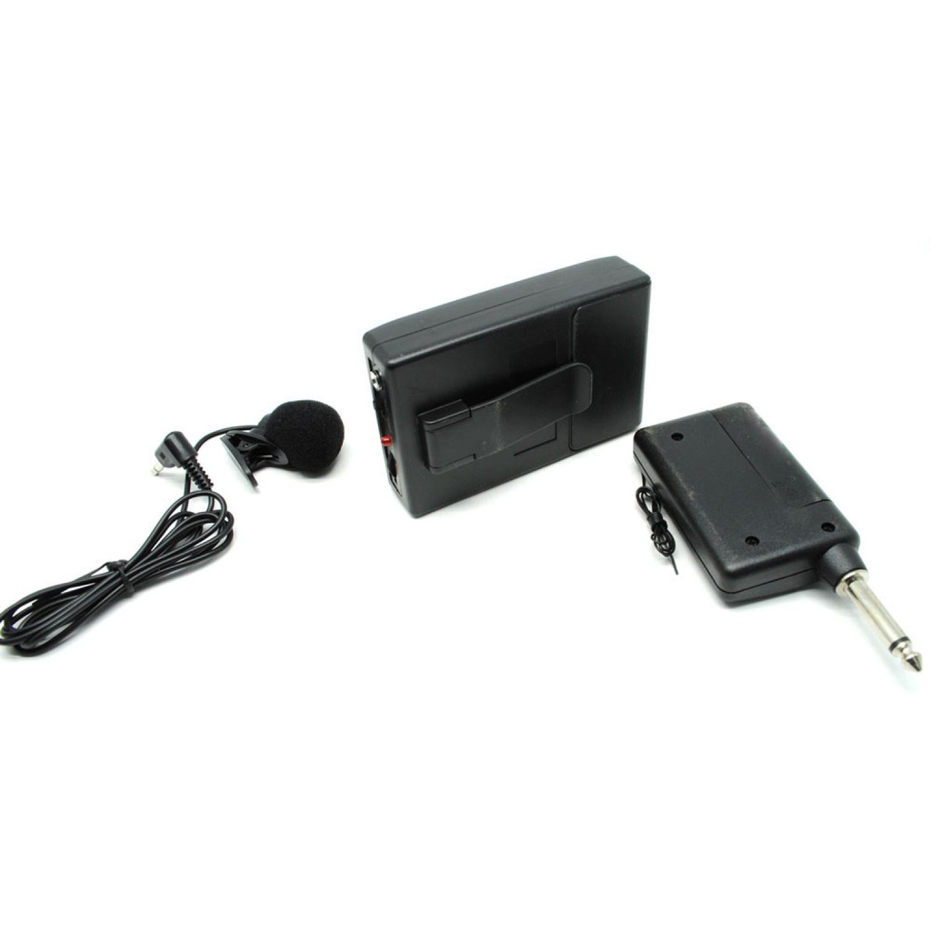 Taffware Wireless FM Transmitter Receiver Pro Microphone WR-601