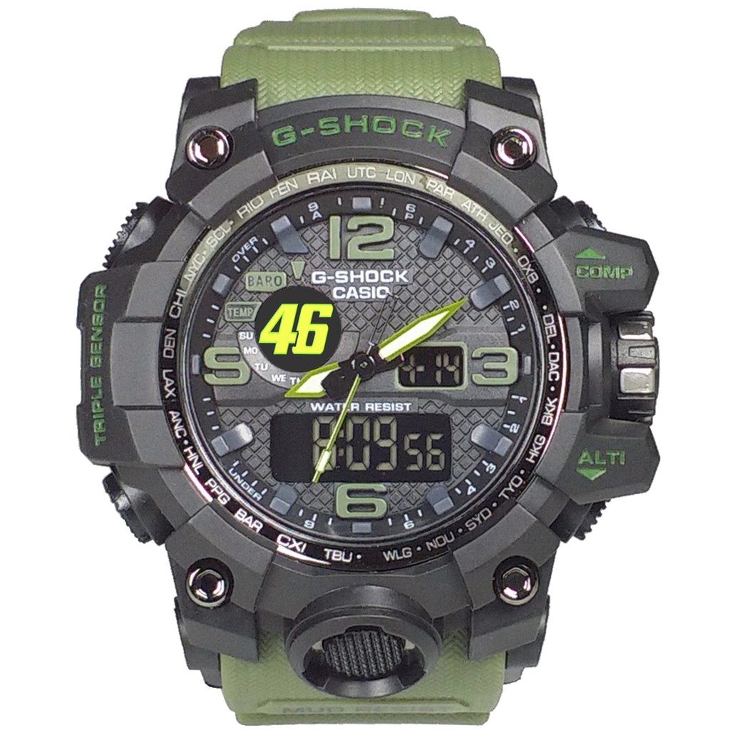 Exclusive Jam VALENTINO ROSSI 46 Double Time (Tali Hijau)