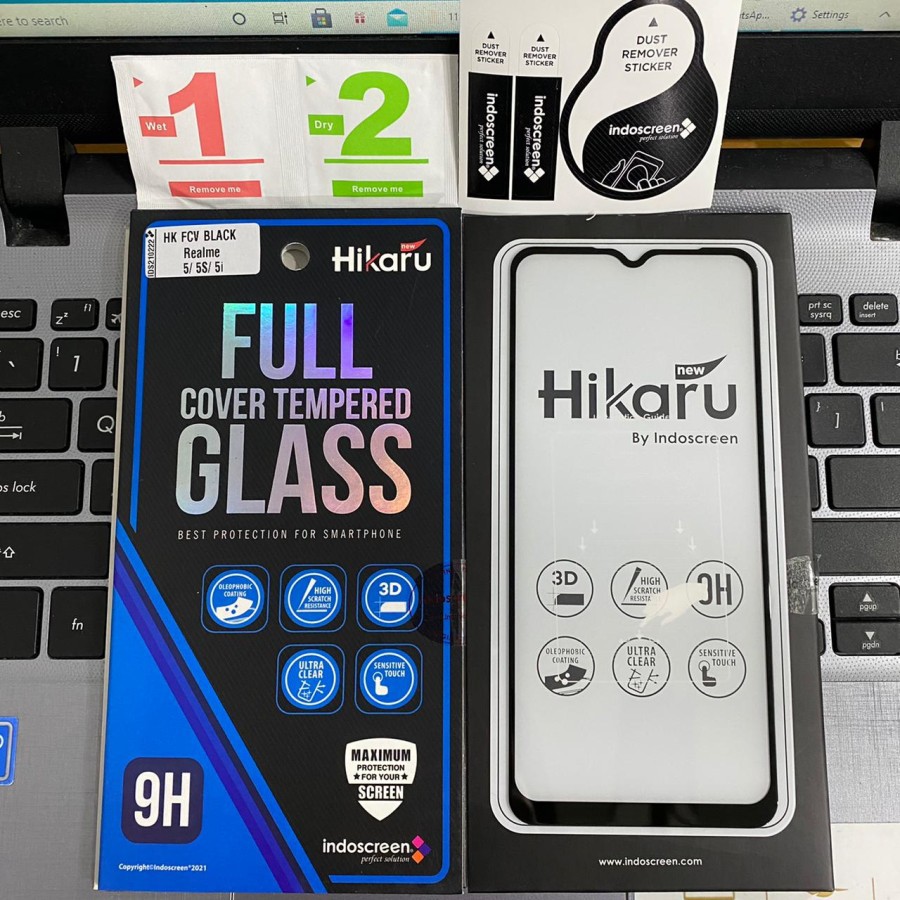 SAMSUNG A02 M02 Hikaru Premium Full Cover Tempered Glass Anti Gores Full Cover