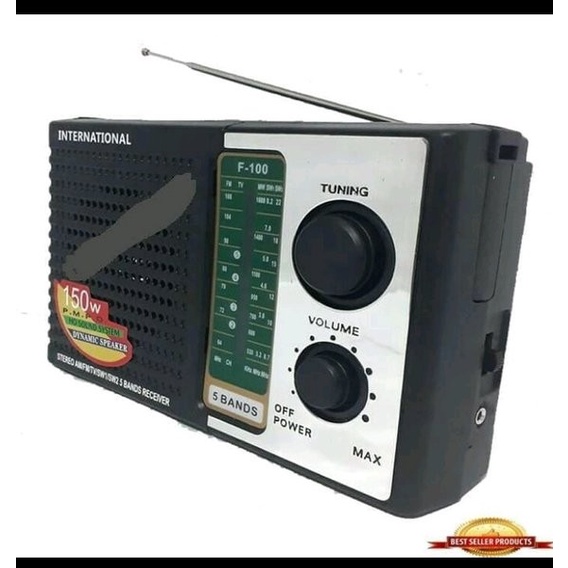 Promo Terbaru!!! Radio Jadul F-100 No Sound System / Dinamic 150W Speaker Berkualitas Terbaik