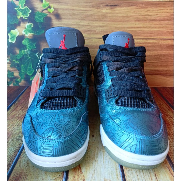 Nike AIR Jordan retro 4 laser green