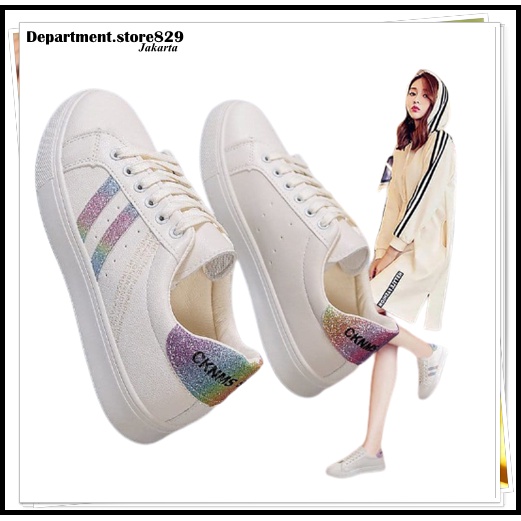 ♥DPS829♥S20 SEPATU SNEAKER IMPORT WANITA REAL PIC/Sepatu Sneakers Wanita Sport Shoes White Sepatu Import Mura