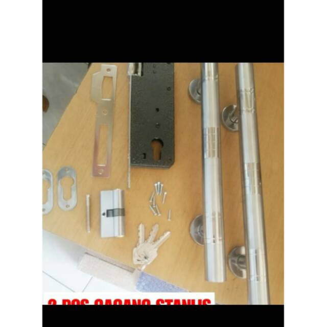 Termurah kunci pintu double/ kunci pintu kupu/ kunci pintu minimalis