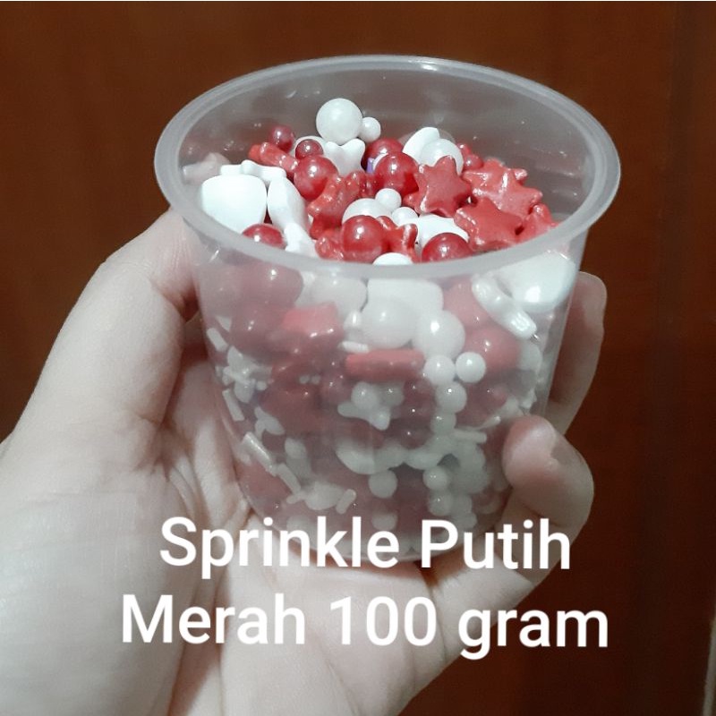 SPRINKLE BINTANG HATI MUTIARA STAR HEART PEARL MERAH UNGU PUTIH MIX TRIMIT HIASAN KUE BISA DI MAKAN