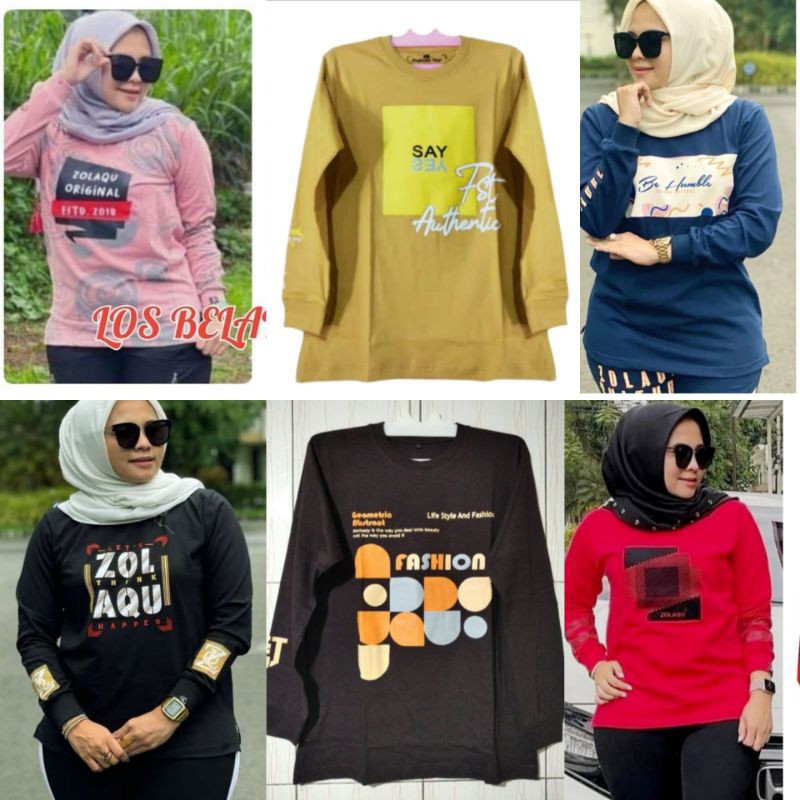 Kaos zolaqu/switer/kaos cewek/terlaris