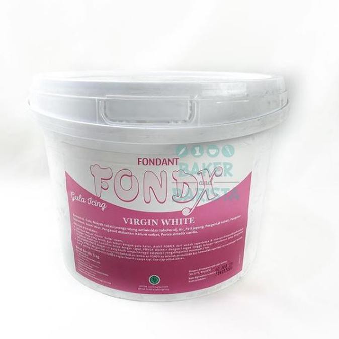 

31.87-Kue- Fondant Fondx White 5Kg / Icing Fondx Virgin White 5Kg -Terlengkap-Termurah-Dijamin.