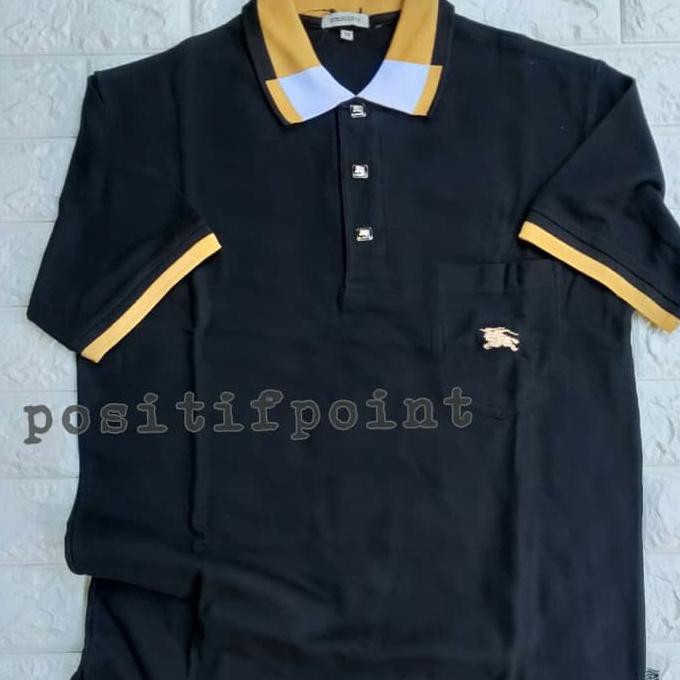 Kaos Burberry Pria Premium / Poloshirt / Kaos Kerah Pria .Aruansy.Olshop