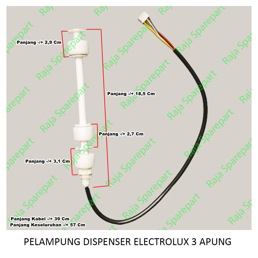 PELAMPUNG DISPENSER ELECTROLUX 3 APUNG