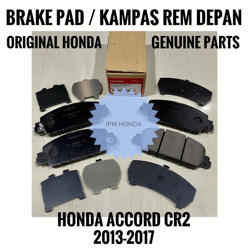 Original Brake Pad Kampas Rem Depan Honda Accord CR2 2013 2014 2015 2016 2017