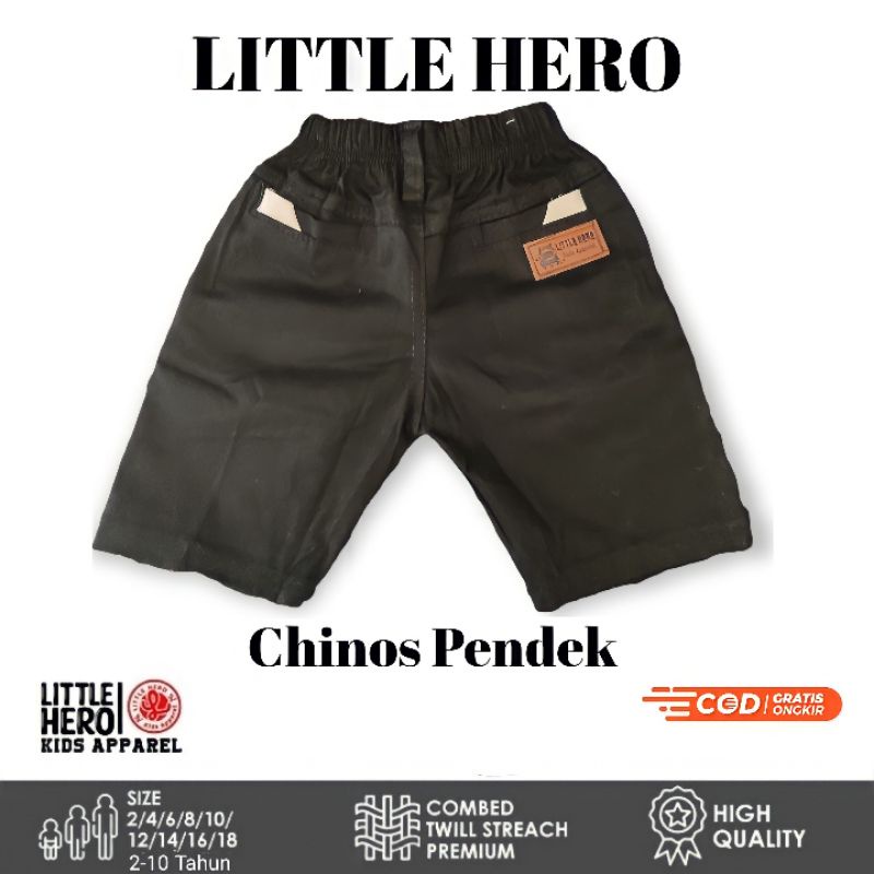 Celana Chino Chinos Pendek Anak Laki Laki Cowok Tanggung Remaja Little Hero Usia 2 3 4 5 6 7 8 9 10 Tahun