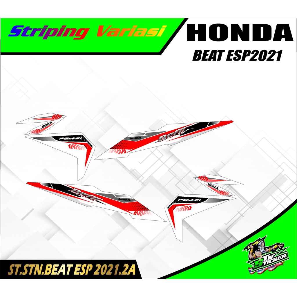 Stiker Striping List Variasi Beat Esp 2021/Sticker Striping Beat Esp 2021.2