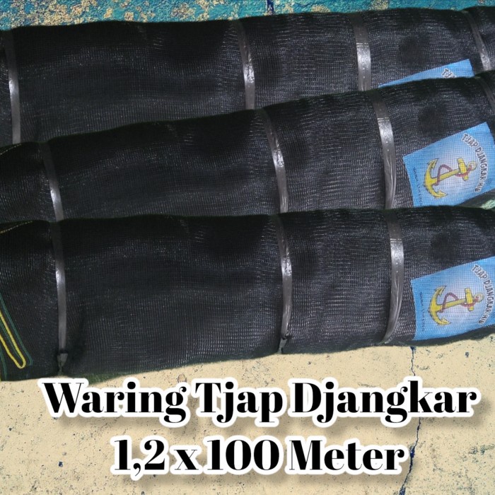 TERMURAH Waring Hitam Tl Jaring Ikan Cap Jangkar 100 M