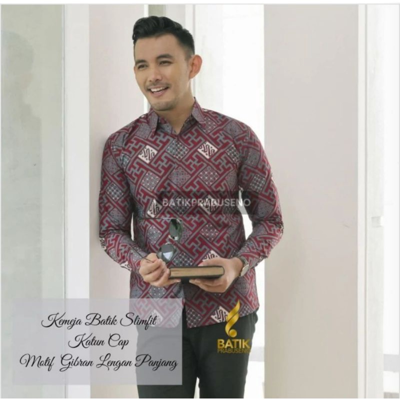 Batik Prabuseno Slimfit Motif Gibran