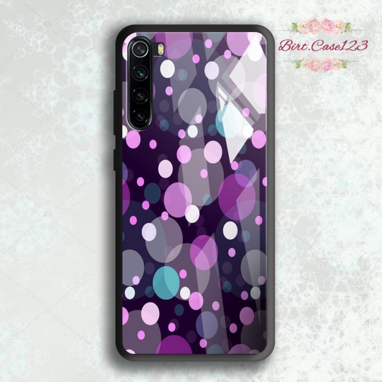 back case glass POLKADOT Realme C1 C2 C3 U1 2 2 Pro 3 Pro 5 5i 5s Pro 6 Pro X Xt C11 C15 C12 BC1649