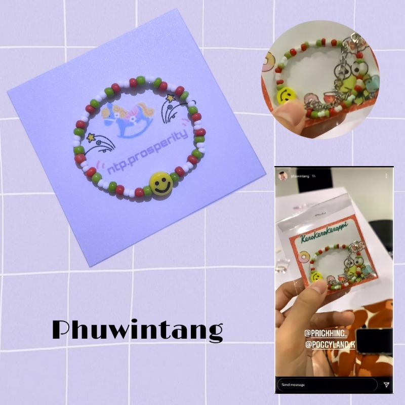 Gelang aktor Thailand / Thailand actor bracelet (Phuwin tangsakyuen)