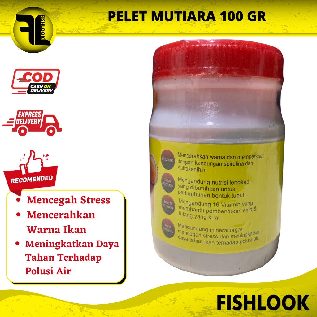 Makanan Ikan Hias / Pelet / Pellet Mutiara Tropical untuk Ikan hias