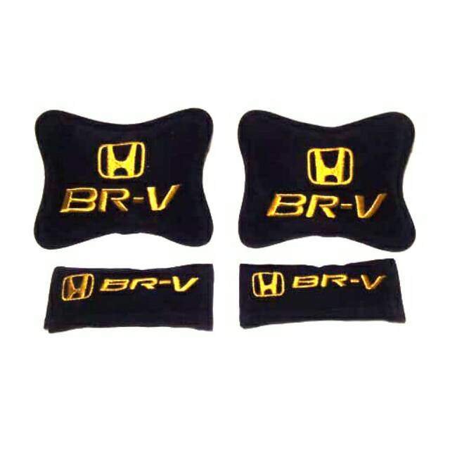 Bantal aksesoris mobil Brv aksesoris sandaran jok bordir,
