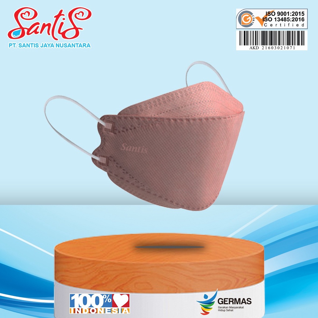 Masker KF 94 MEDIS/ Masker KF 94 Warna Warni / Masker KF 94 Santis Full Colour