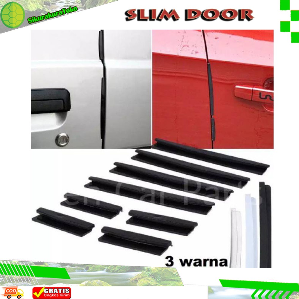 Jual Skr Set Pc Slim Door Guard Doorguard Bumper Protector Pelindung Penahan Pintu Mobil