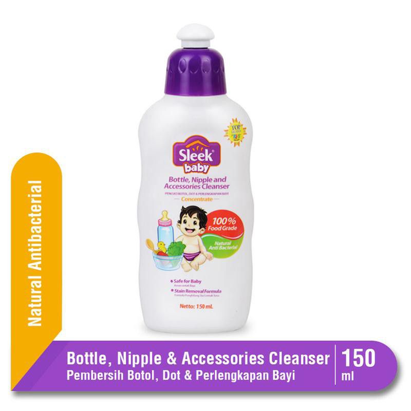 Sleek Sabun Cuci Botol Susu Ready  / Sleek Kemasan Botol 150ml &amp; Sleek Refil 450ml