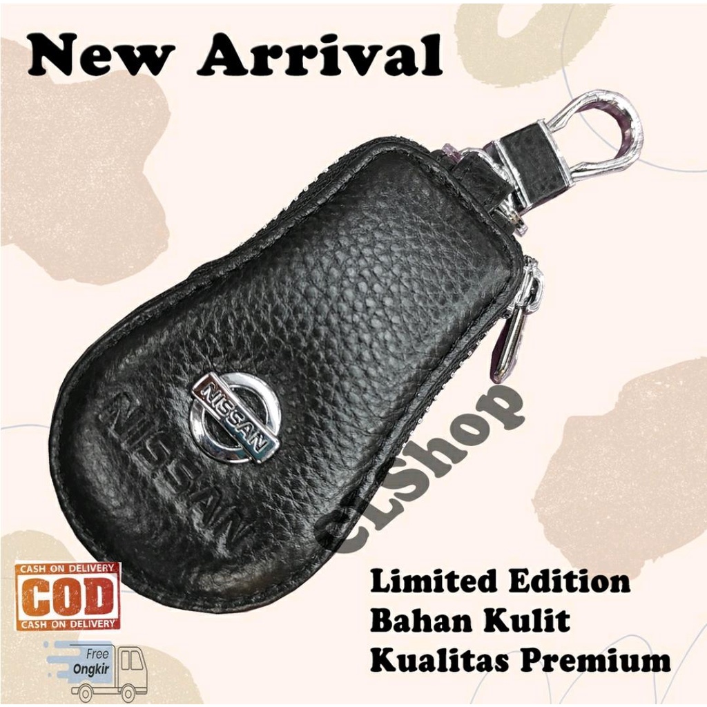 Dompet STNK Gitar Mobil Oto NISSAN Gantungan Kunci Mobil Motor Logo Nisan Elegant Branded/ Untuk Mobil/ Motor All Type Toyota Daihatsu Mitsubishi Honda Exclusive