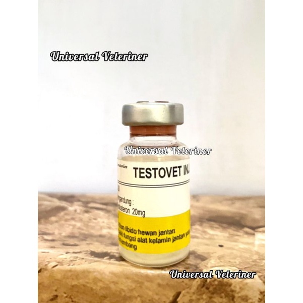 HORMON TESTOSTERON- PERANGSANG BIRAHI HEWAN- TESTOVET INJ MEYER