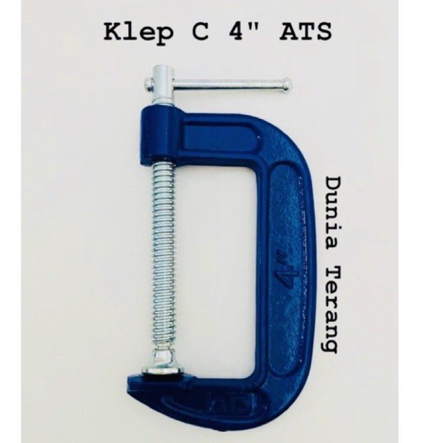 Catok C 4 in ATS Heavy Duty - Clamp C 4in - Klem C Clem G Cleam Putar Jepit Penjepit Kayu Model G