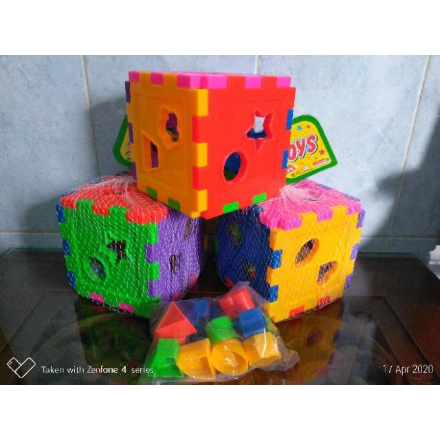 Mainan Edukatif IQ Puzzle Kotak / IQ Puzzle Kubus