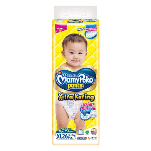 MAMYPOKO PANTS STANDAR XTRA KERING S38 / M32/ L28 / XL26 / XXL24