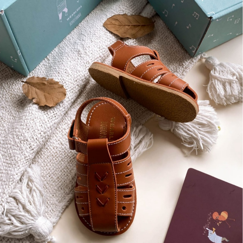 BOHOPANNA BAY X WEARLUCA SEPATU SENDAL PREWALKER ANAK BOHO BABY SEPATU ANAK 0 - 10 Y LUCU CBKS