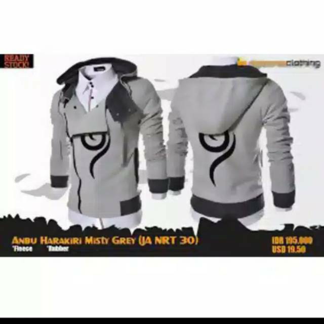 KEREN Jaket Anime Murah Harakiri Anbu Jepang