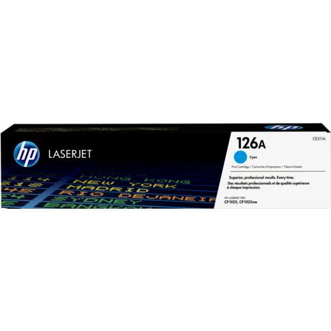 HP Toner 126A Cyan (CE311) For HP Color LaserJet CP1025, CP1025NW