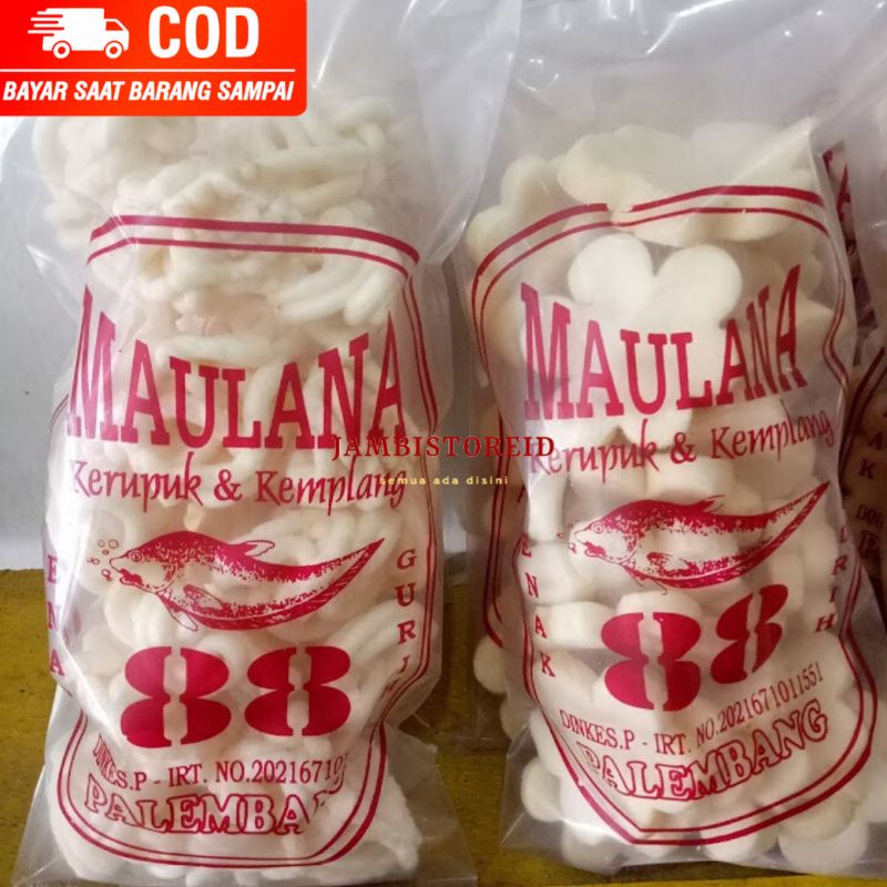 

(JAMBISTOREID) JAMBI LANGSUNG KIRIM Kerupuk Kemplang 88 Maulana Asli 250gram Renyah Baru Fresh Keriting Kriting Bintang Oleh-Oleh Khas Palembang Jambi