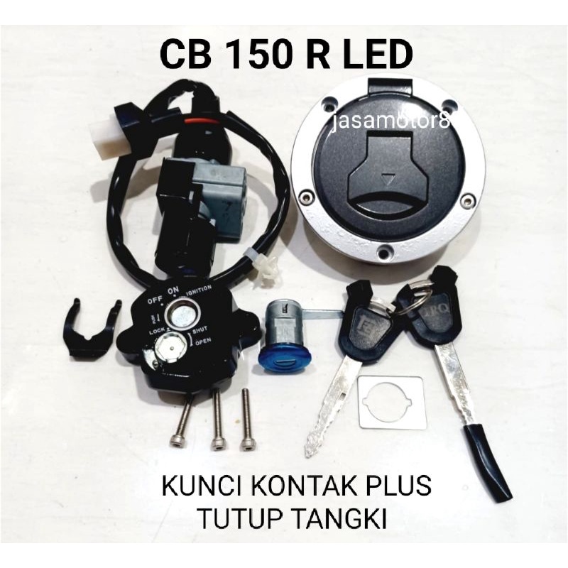 KUNCI KONTAK KOMPLIT PLUS TUTUP TANGKI CB 150 R LED CB150R LED