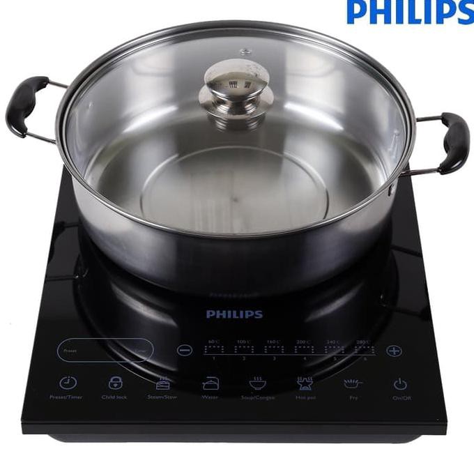 philips induction cooker hd4932   kompor induksi hd 4932 free panci