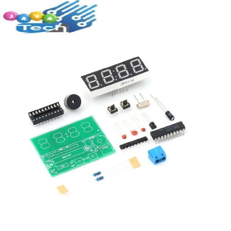 Diy Kit Jam Digital 4 Segment 4 Bits C51 Electronic Clock