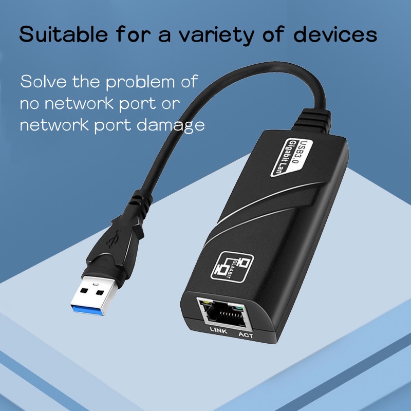 Kabel Adapter Usb 3.0 Gigabyte network Card Eksternal