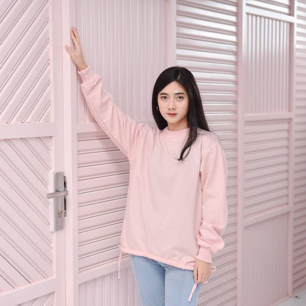 Nara Grosir - Sella Kerut Sweater l Fashion Sweater Terbaru